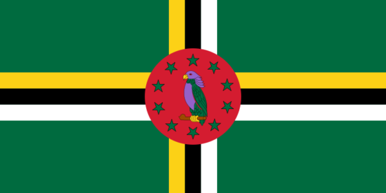 Flag of Dominica - Commonwealth of Dominic - All Flags ORG