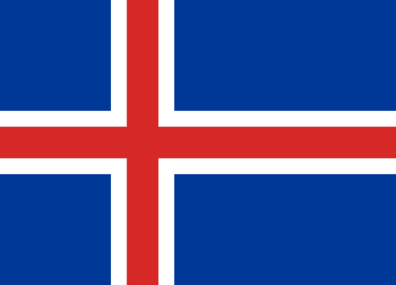 Flag of Iceland - Republic of Iceland- All Flags ORG